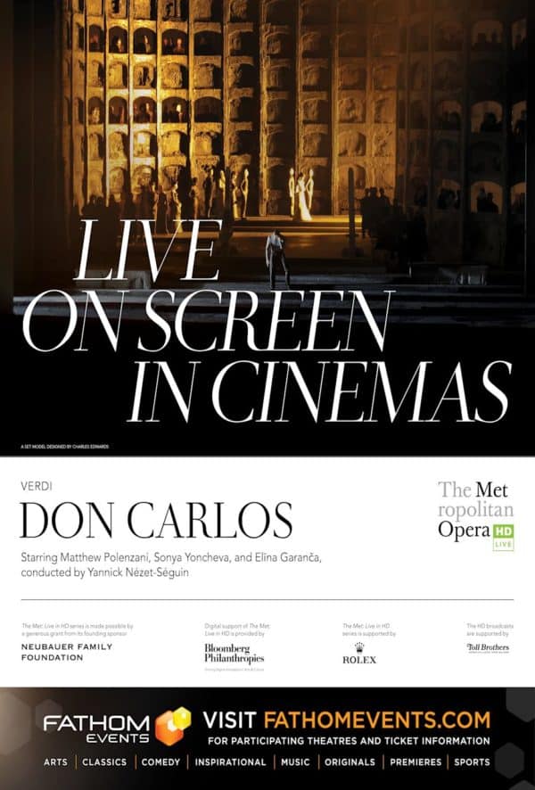 Metropolitan Opera: Don Carlos poster image