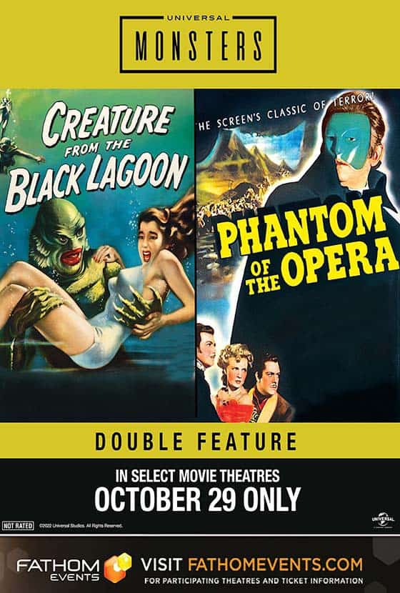 Creature from Black Lagoon & Phantom of the Opera poster image
