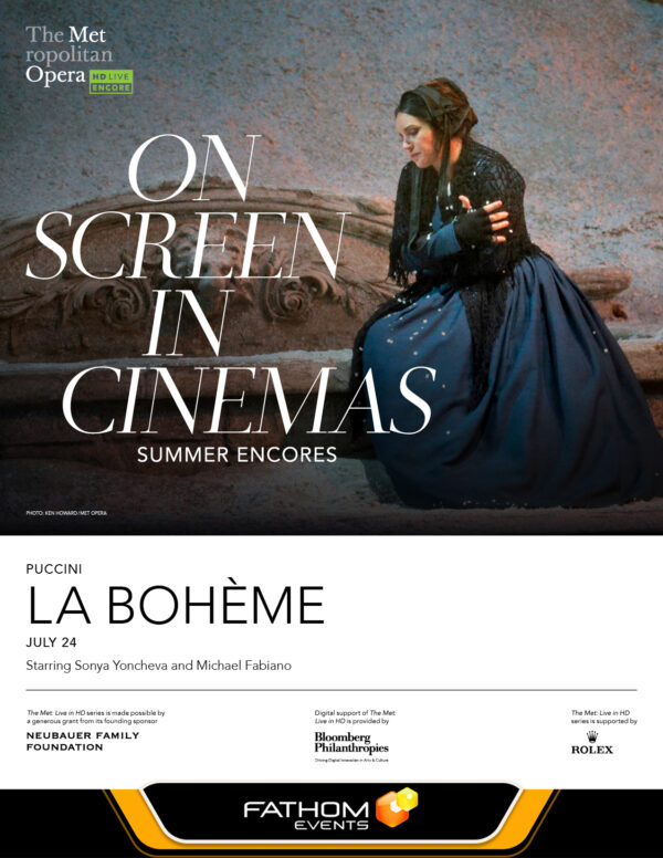 La Bohème: Met Summer Encore 2024 poster image