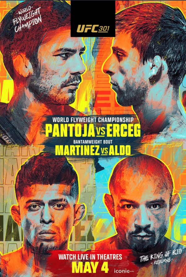 UFC 301: PANTOJA VS. ERCEG poster image