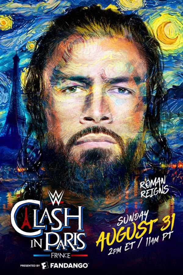 WWE Clash in Paris 2025 poster image