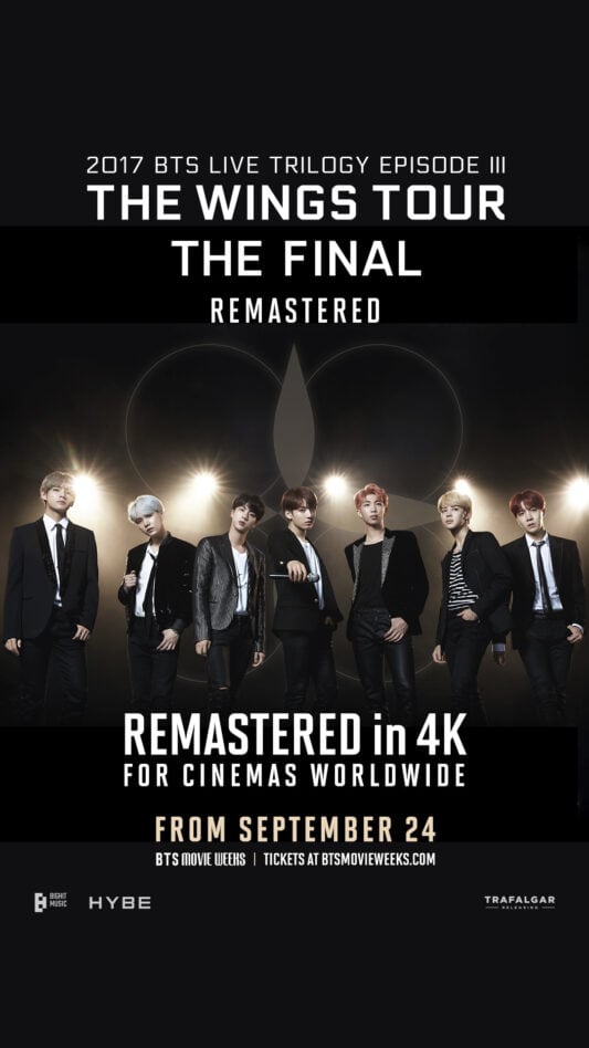 BTS 2017 THE WINGS TOUR THE FINAL Remastered poster image