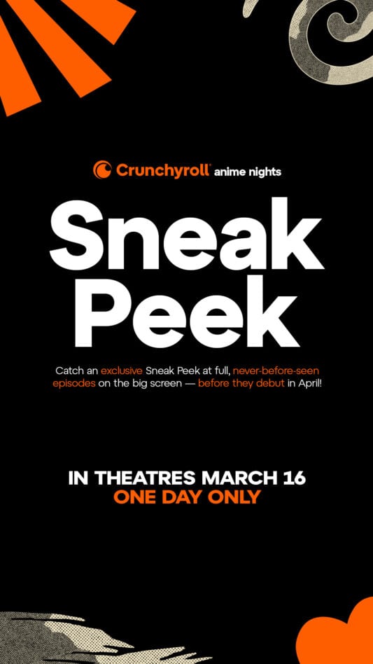 Crunchyroll Anime Nights SNEAK PEEK poster image