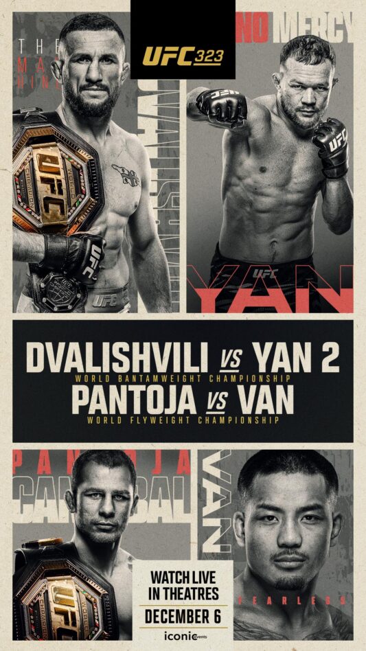 UFC 323: Dvalishvili vs. Yan 2 poster image