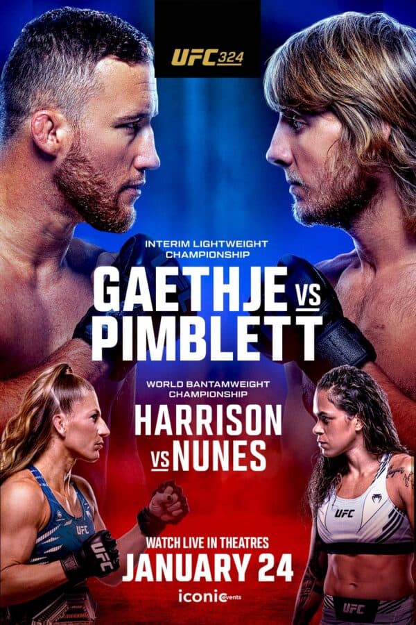 UFC 324: Gaethje vs. Pimblett poster image