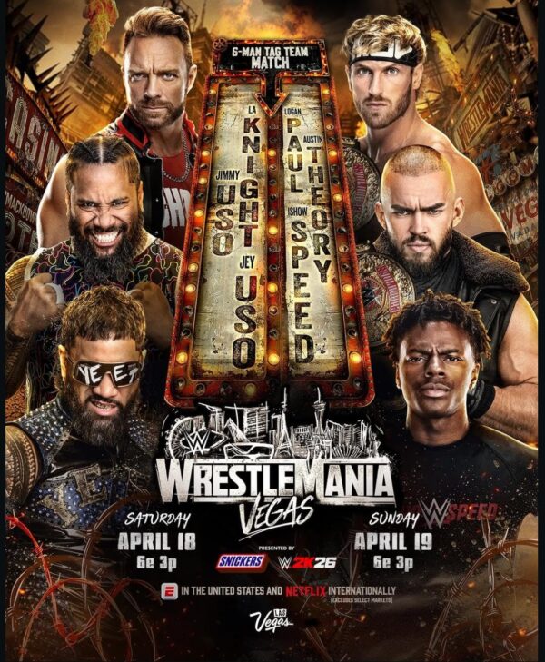 WWE Wrestlemania 2026 poster image