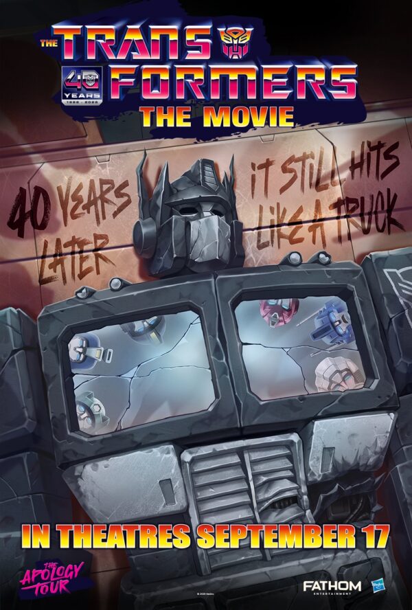 The Transformers: The Movie 40th Anniversary poster image