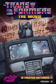 The Transformers: The Movie 40th Anniversary poster image