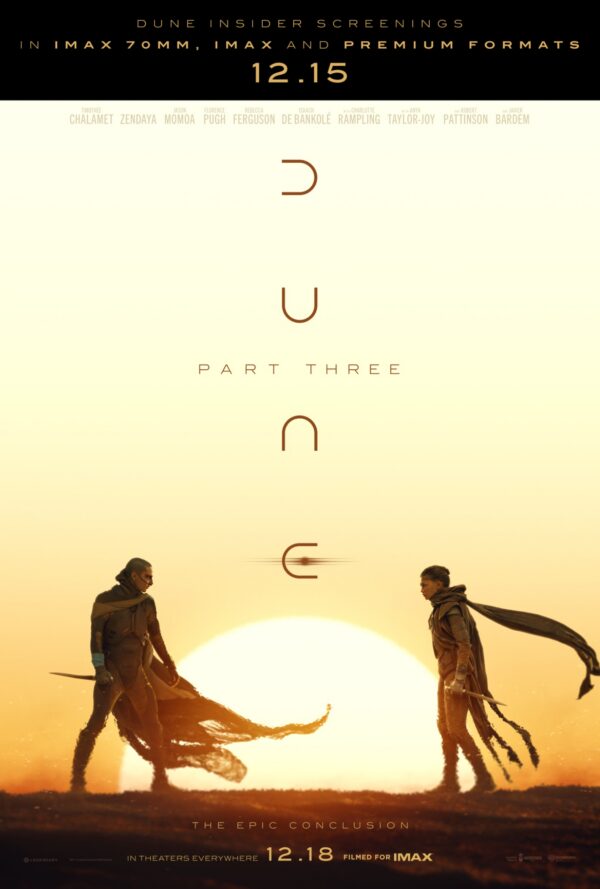 Dune: Part Three Insider Screenings poster image